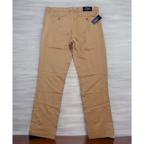Polo Ralph Lauren Straight Fit RRL Desert Khaki Pants Mens 34x30 New Fast Ship - Picture 6 of 12